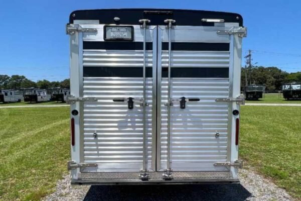 2024 Bison Trail Hand 708160 Stock Trailer with 8' Short Wall - Image 10