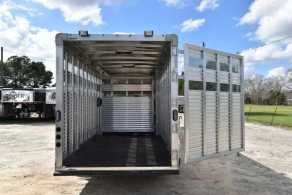 2018 Lakota Charger LQ Stock Trailer with 9' Short Wall - Image 28