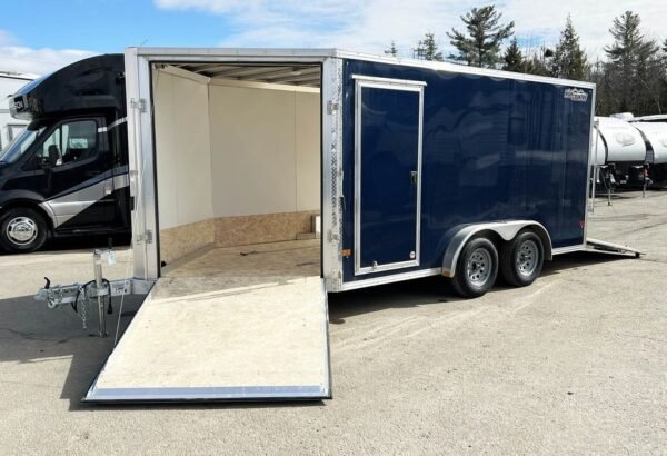 2023 High Country 7.5×14 Aluminum 2/3-Place Drive In/Out w/Tapered Ramp Doors - Image 2
