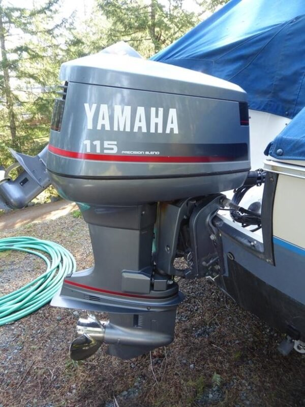 1991 Yamaha 115 HP V4 Carbureted 2 Stroke 20" Outboard Motor.