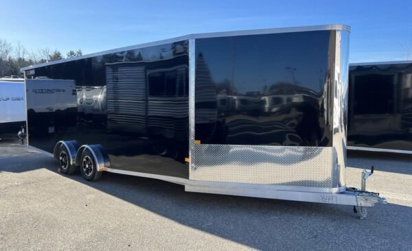 2024 Sno Pro 7.5×22 Aluminum 4-Place Drive In/Out w/Extra Height, Mats & Guides, Canopy - Image 6