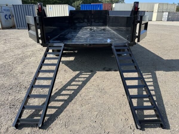 2024 Griffin Trailers 7×16 14K Telescopic Dump Trailer w/Ramps & Spare Tire Mount - Image 9