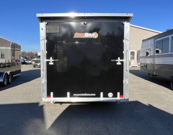 2024 Sno Pro 7.5×22 Aluminum 4-Place Drive In/Out w/Extra Height, Mats & Guides, Canopy - Image 8